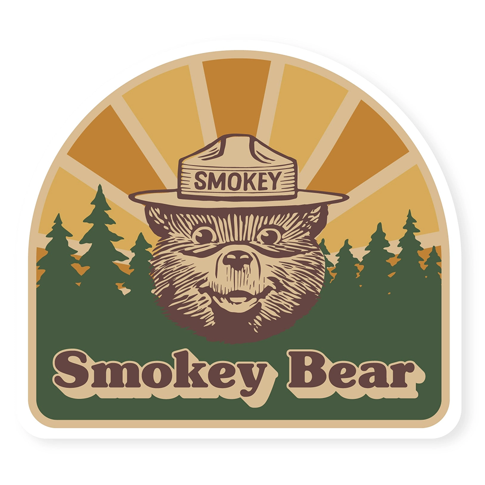 Smokey Bear Sticker