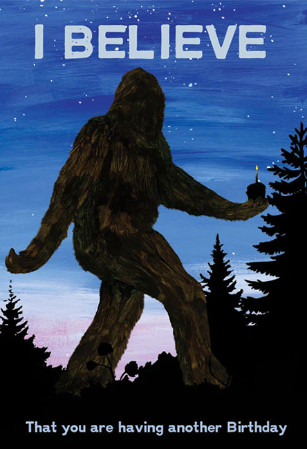 Squatchy Birthday Card