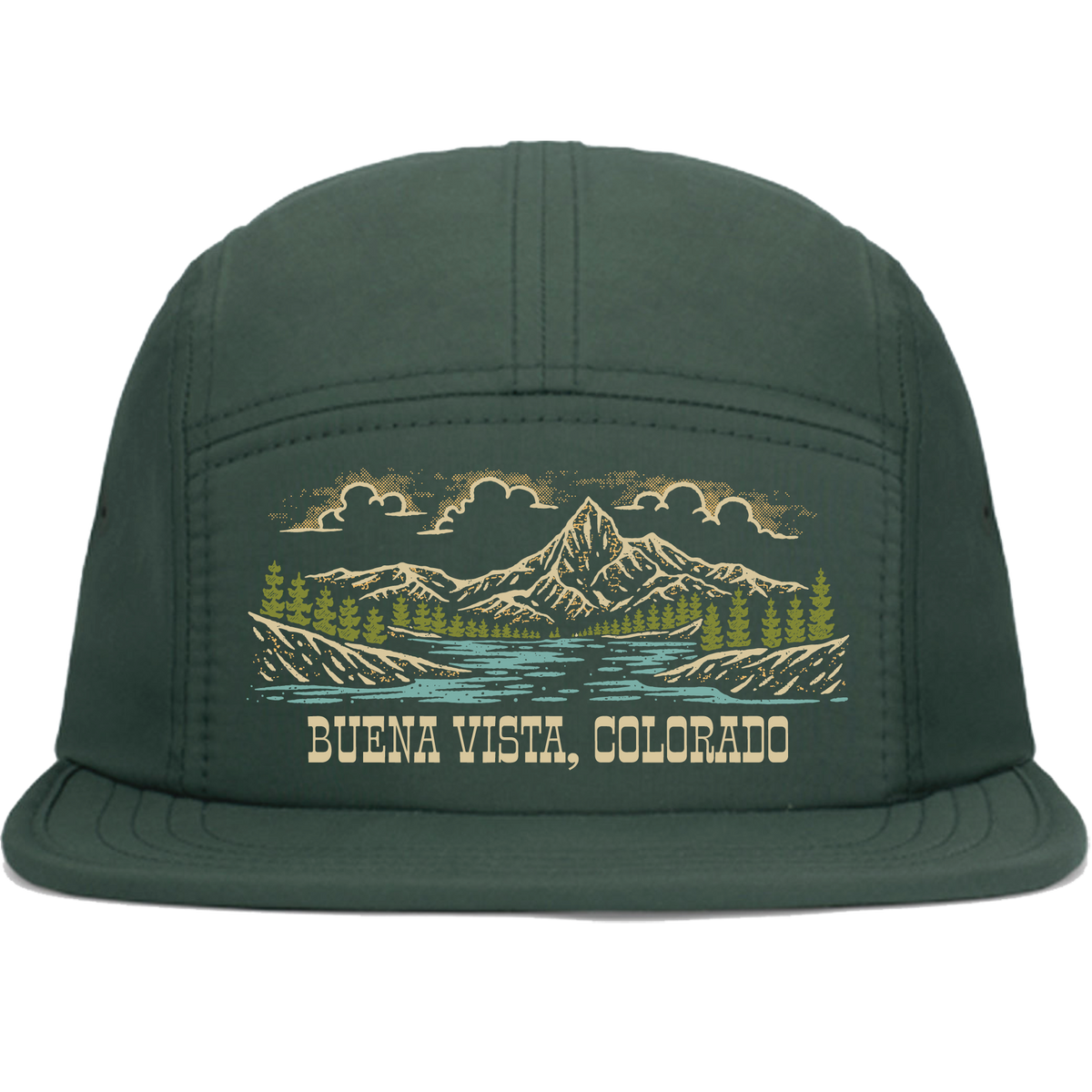 Mountain Scene Camper Hat