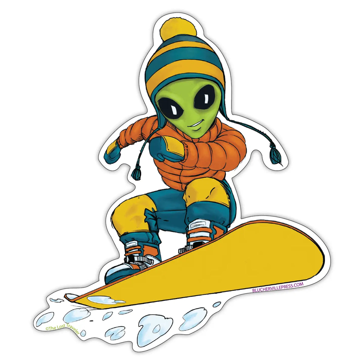 The Snow Rider Sticker