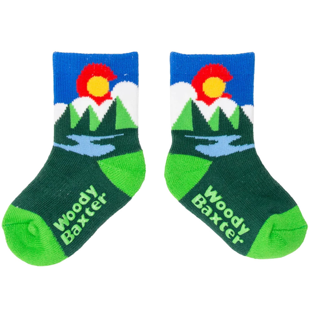 Toddler Colorado Evergreen Socks