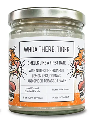 Whoa There Tiger Candle