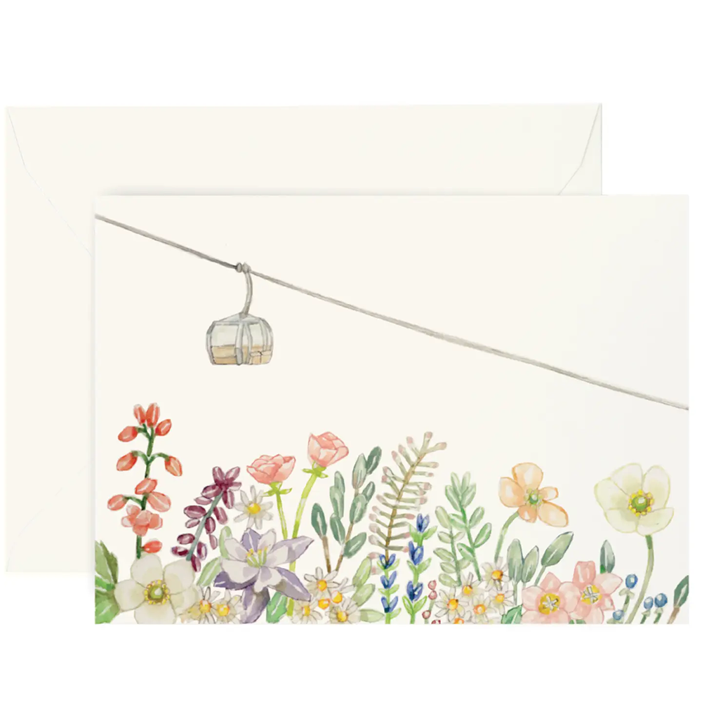 Wildflower Gondola Greeting Card