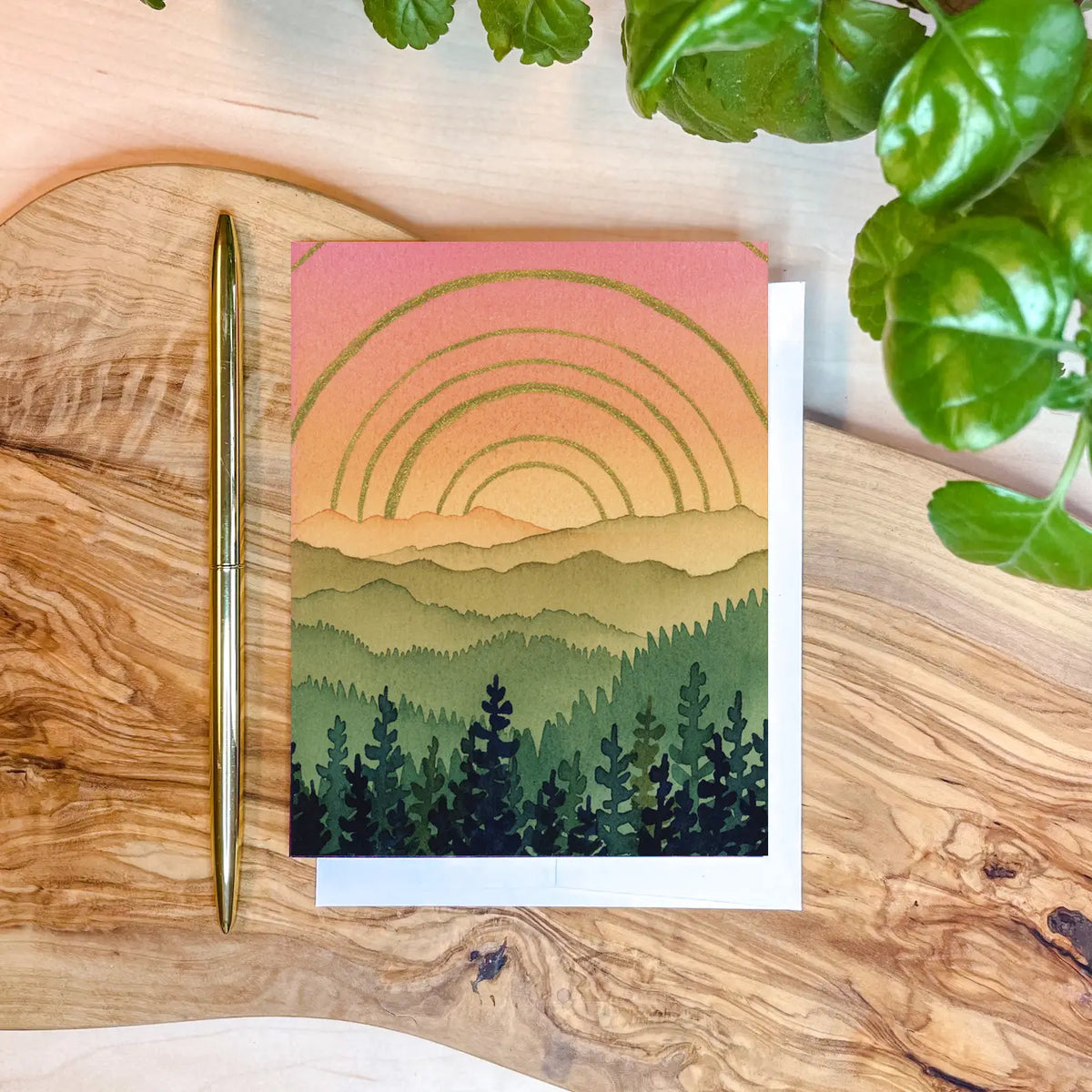 Beauty of Each Hour Greeting Card