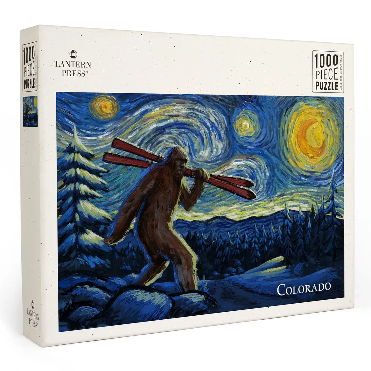 Colorado Bigfoot Starry Night Puzzle
