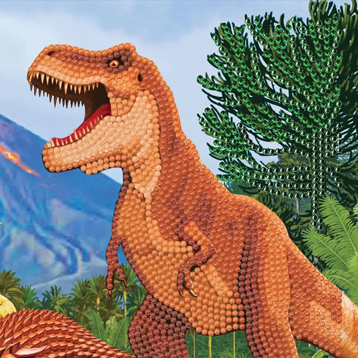 Crystal Art Notebook Kit: T-Rex Dinosaur