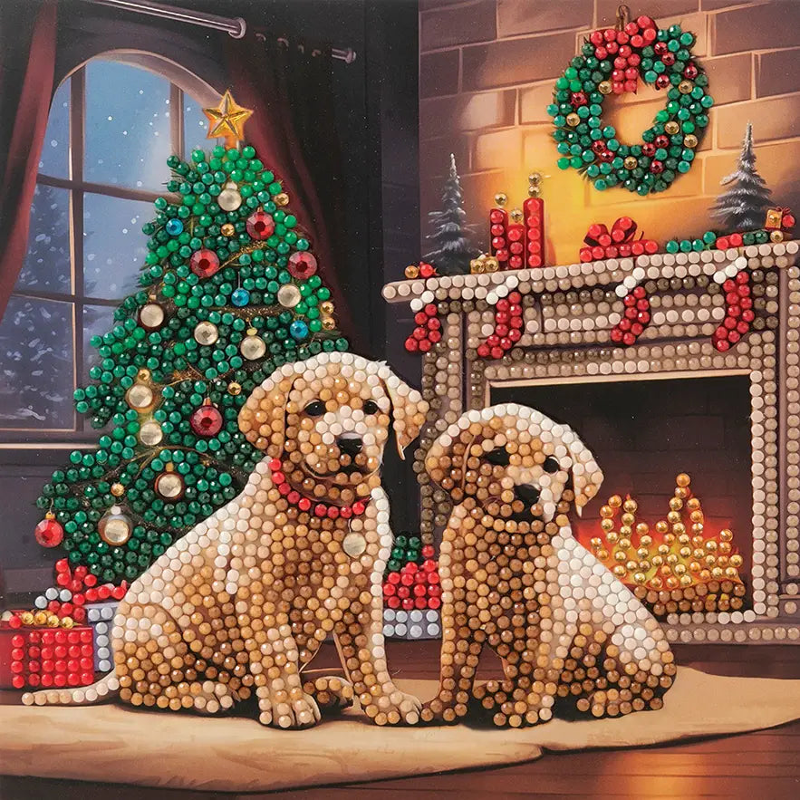 Crystal Art: Waiting on Santa