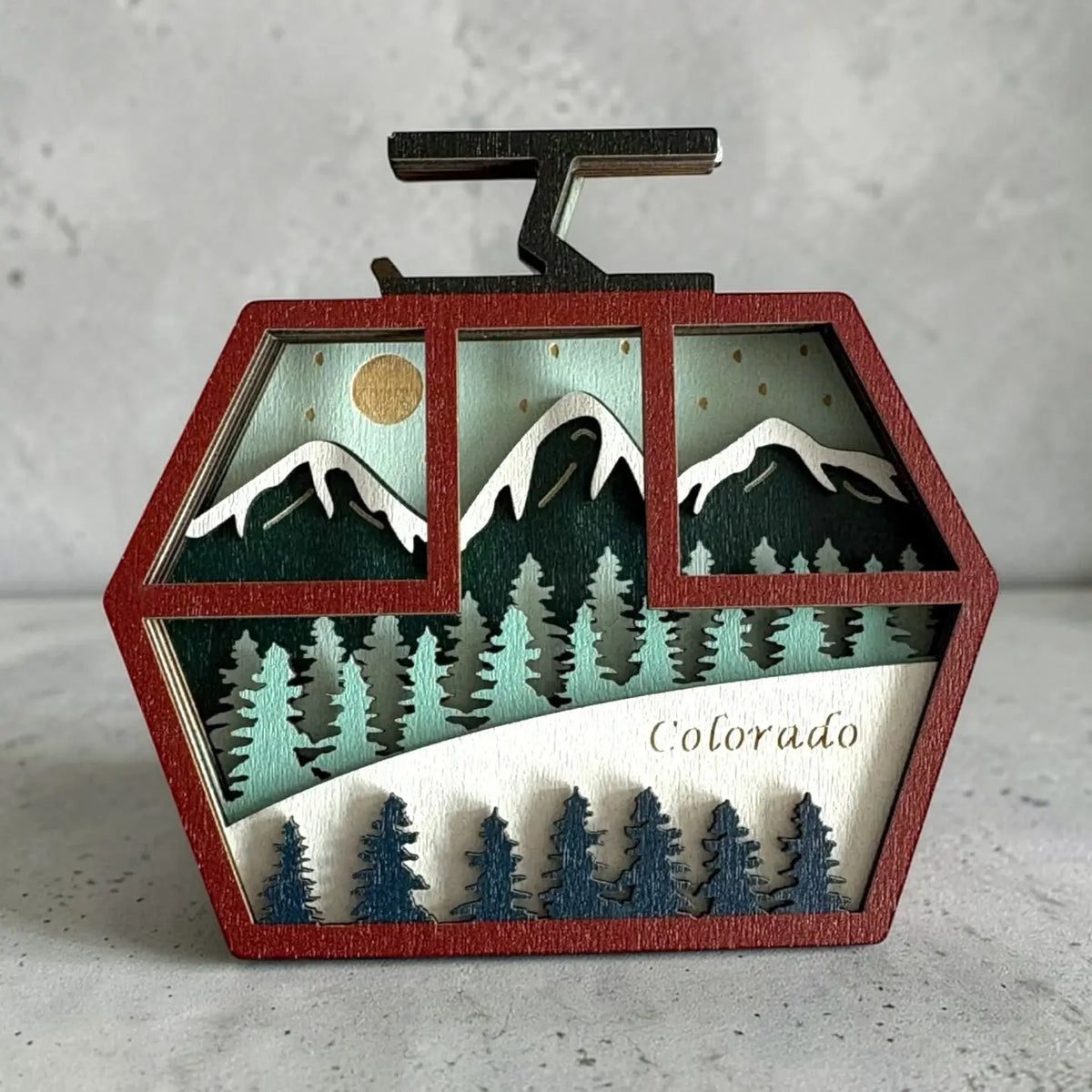Colorado Gondola Ornament