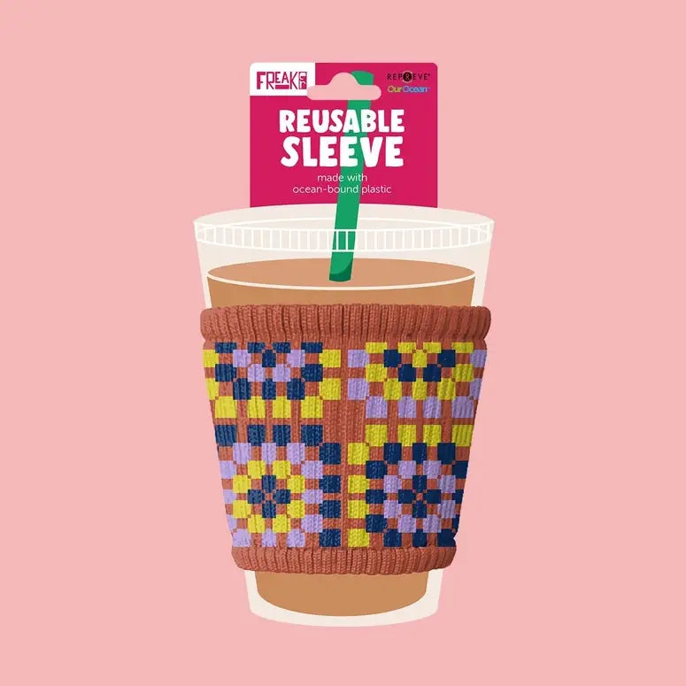 Granny Squares Slippy Koozie