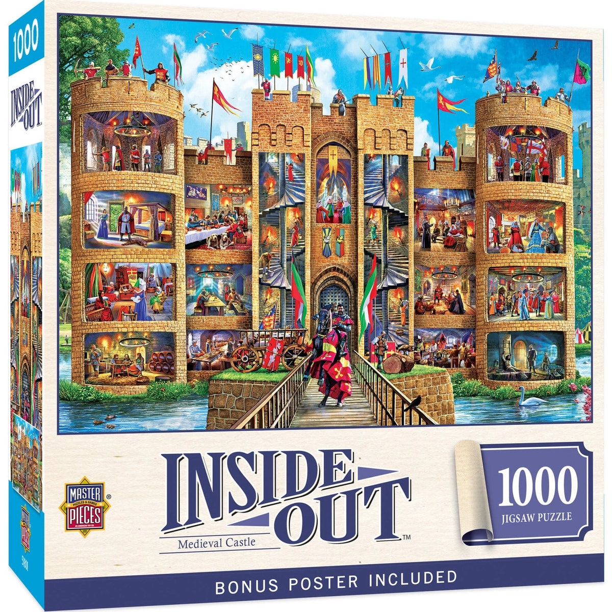 Inside Out Medieval Castle Puzzle