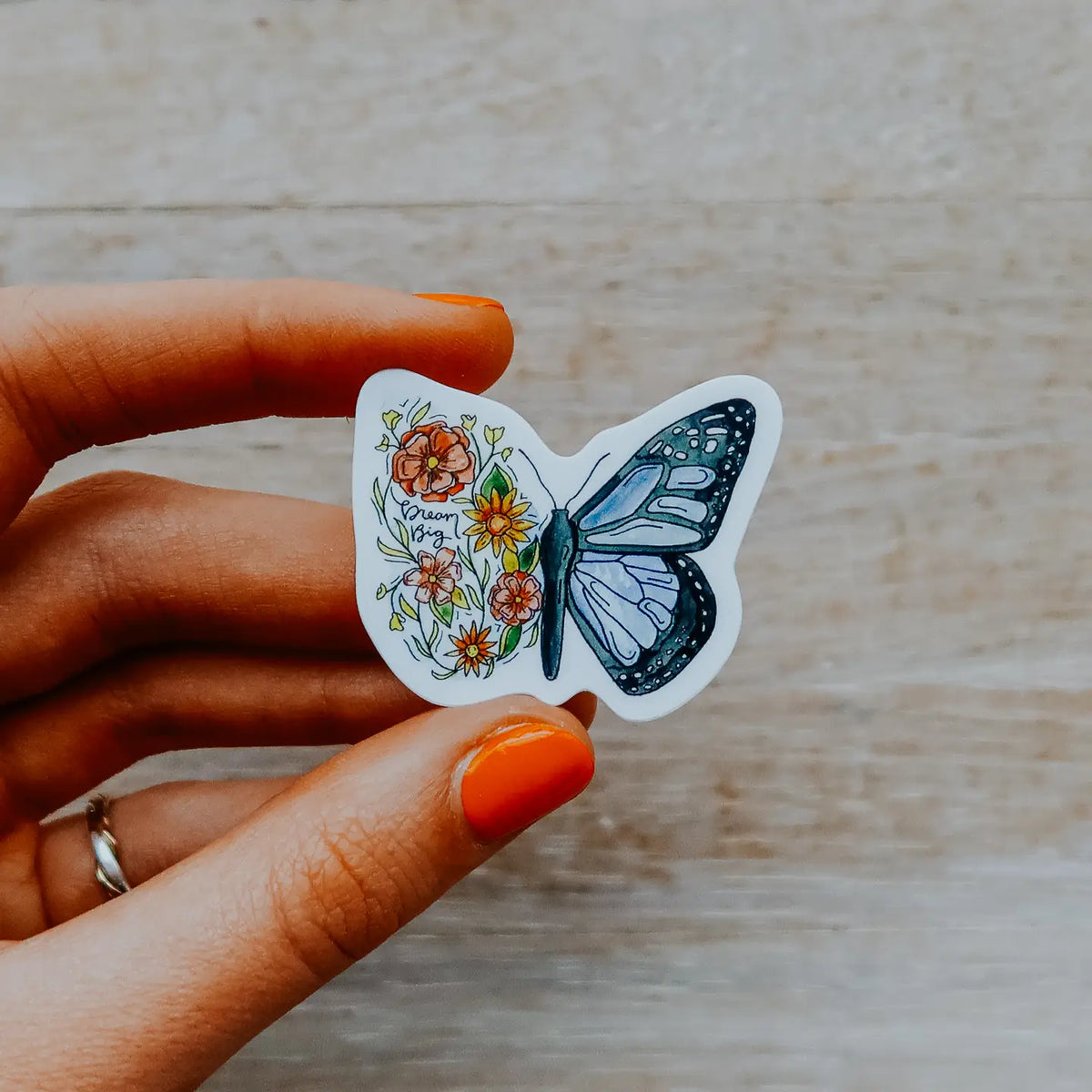 Mini Flower Butterfly Sticker