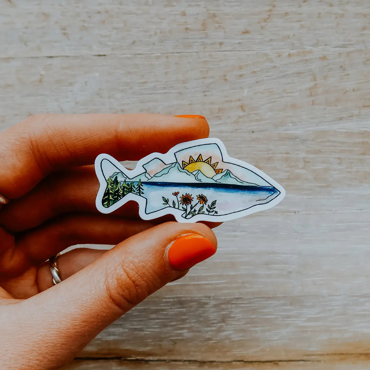 Mini Fish Sticker