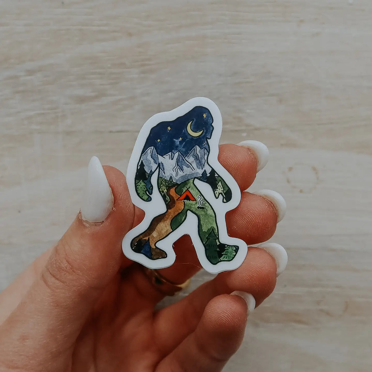Mini Night Sasquatch Sticker