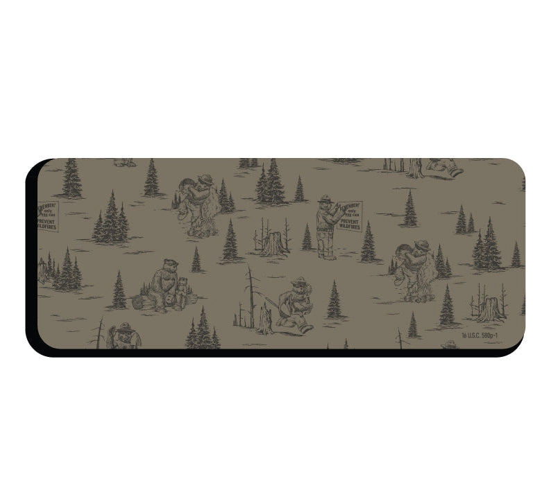 Smokey Bear Slap Koozie: Green Forest