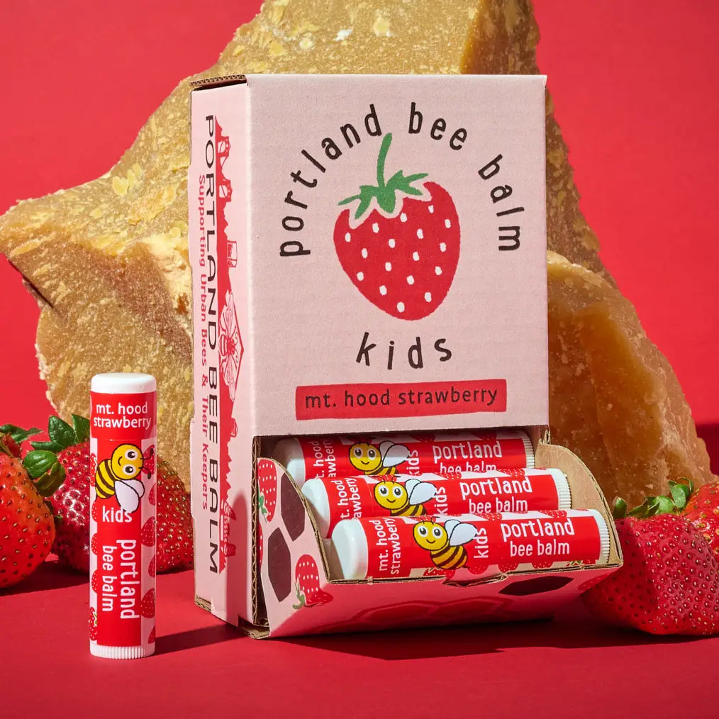 Kids Strawberry Beeswax Lip Balm