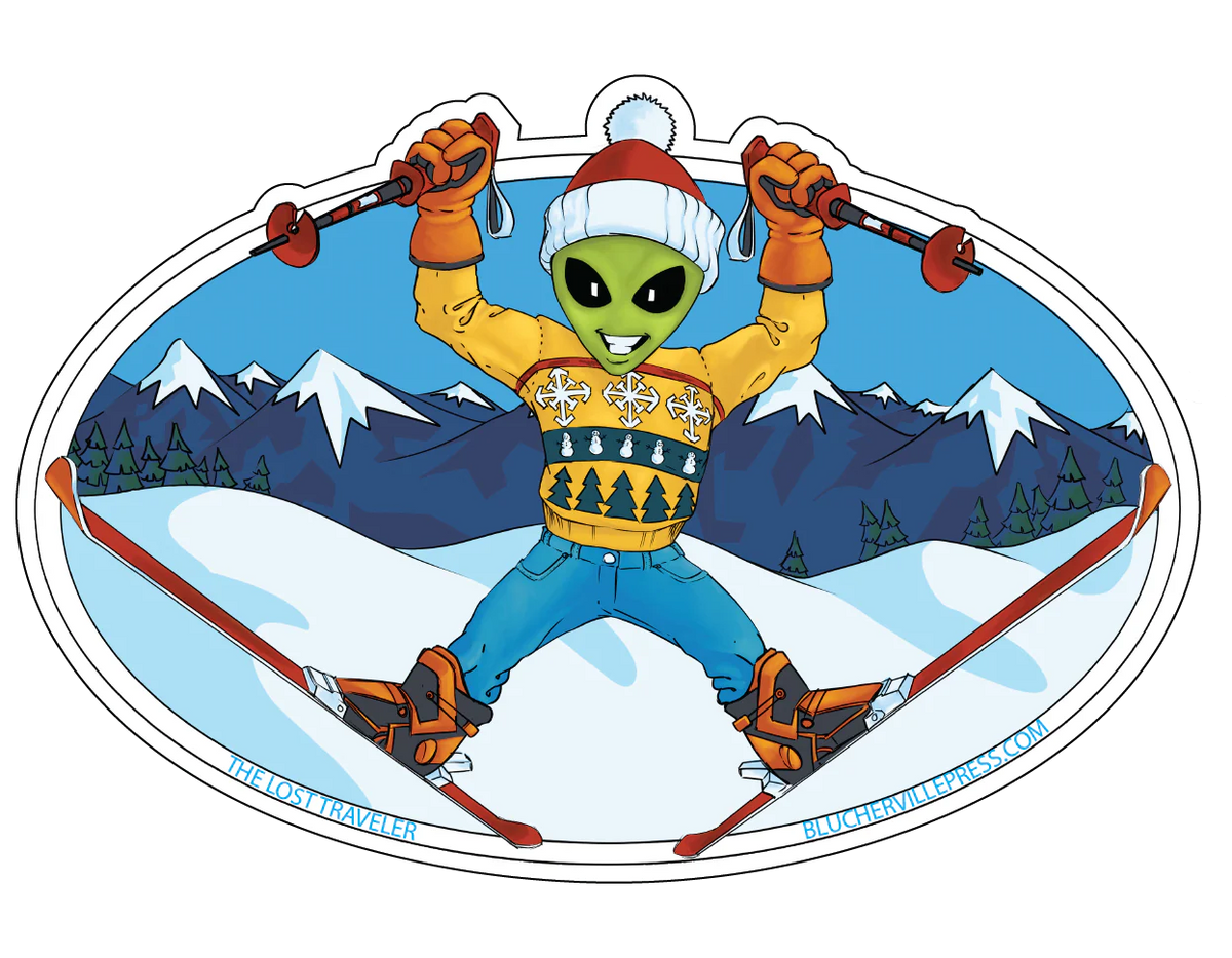 The Lost Traveler Sticker