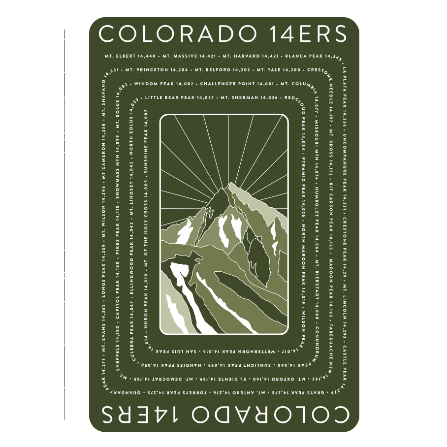 14ers Playing Cards