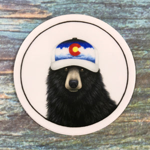 Bear Co Hat Sticker