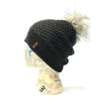 Load image into Gallery viewer, Foxy Faux Fur Pom Beanie
