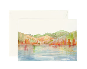 Autumn Lake Card