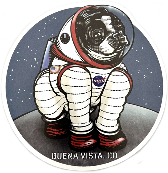 Rover the Space Dog Sticker