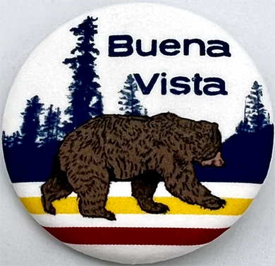Sport Bear Button Pin