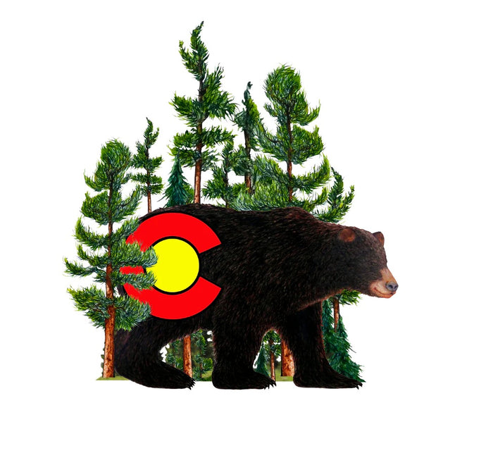 Colorado Black Bear Sticker