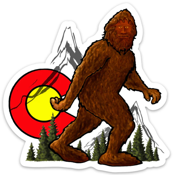 Colorado Bigfoot Sticker