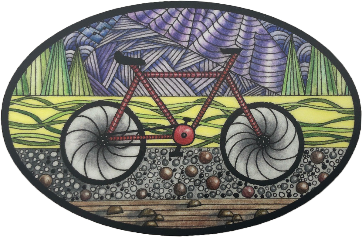 Bike Art Sticker