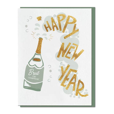 Bubbly New Year Card