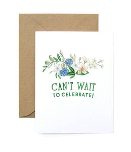 Can't Wait to Celebrate Card