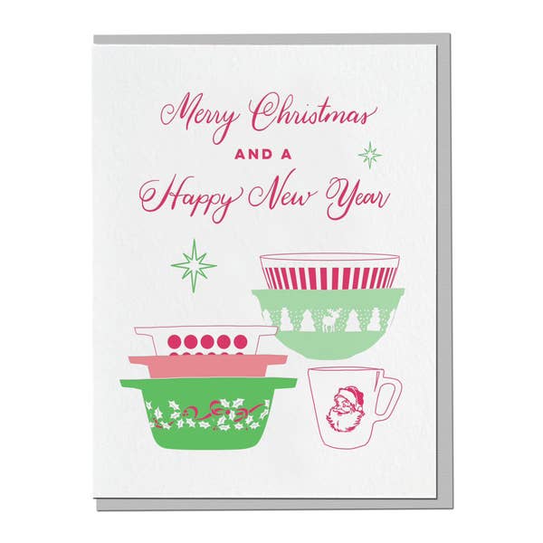 Christmas Pyrex Card