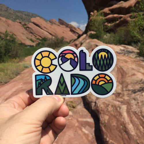 Colorado Name Sticker