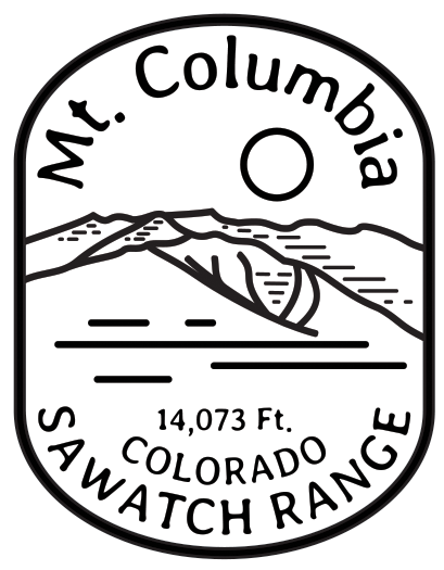 Columbia BW Sticker