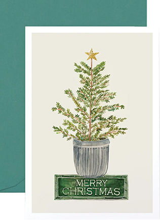 Fir Tree Cmas Card