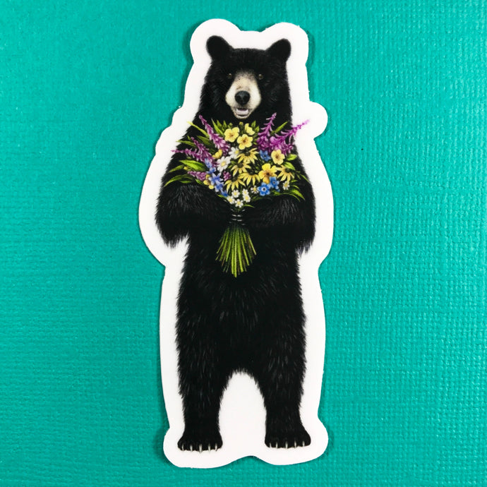 Flower Bear Sticker