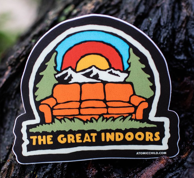 Great Indoors Sticker