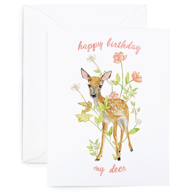 Happy Birthday My Deer Card