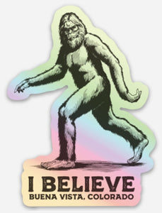I Believe Hologram Sticker