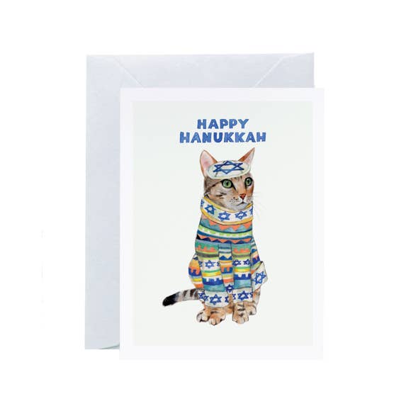 Meowzal Tov Cat Card