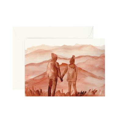Mountain Couple Card