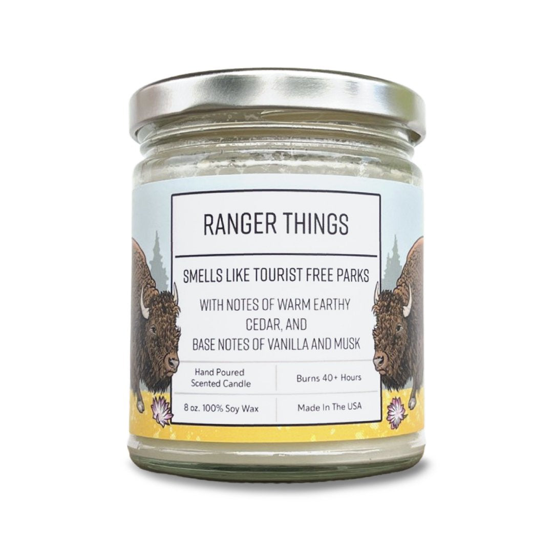 Ranger Things Candle