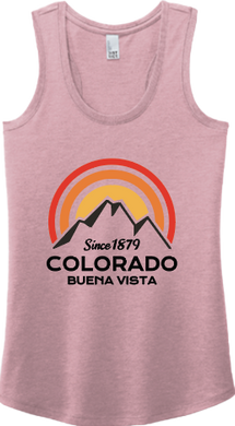 Mountain Sunrise Ladies Tank - Lavender