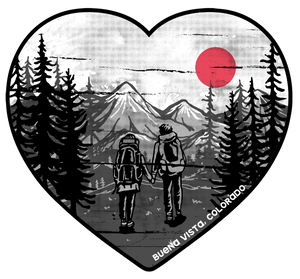 Love Hike Sticker