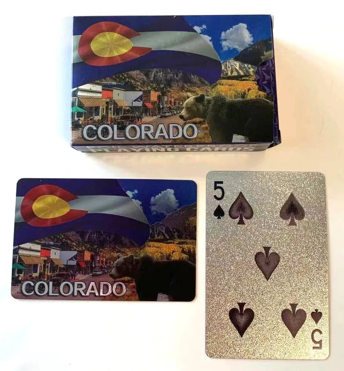 Colorado Bear Foil Playing Cards
