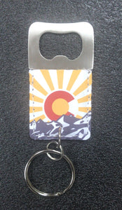 Colorado Sunbeam Keychain with Bottle Opener