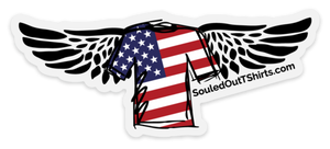 'Merica Souled Out Logo Sticker