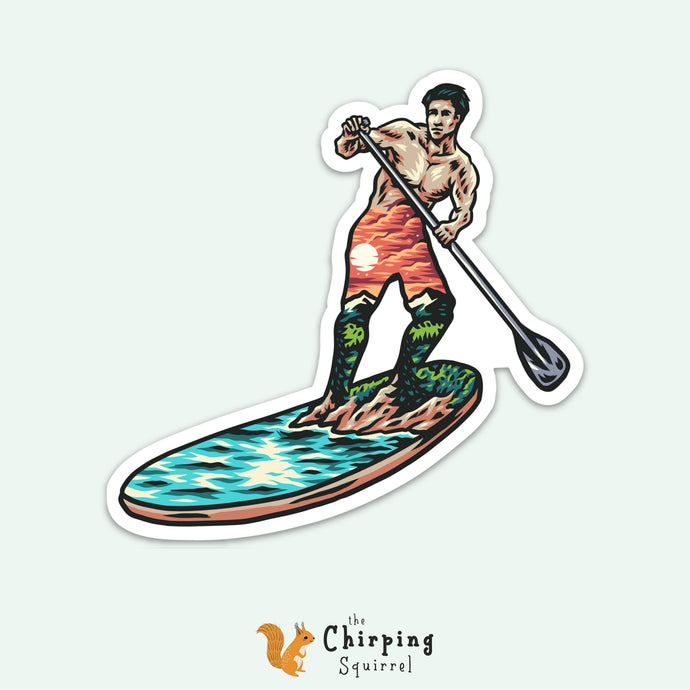 SUP Standup Paddleboarding Sticker