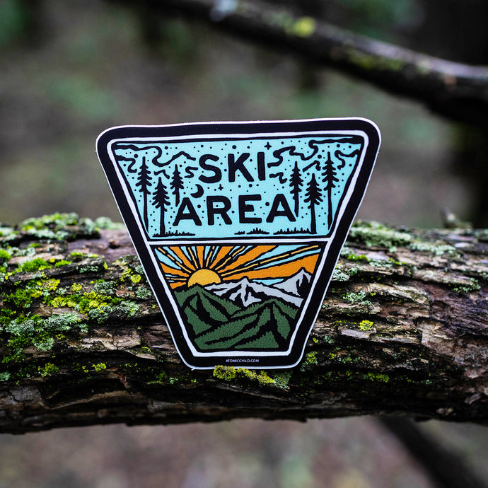 Ski Area Sticker