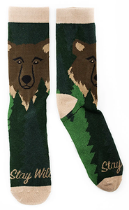 Stay Wild Bear Socks